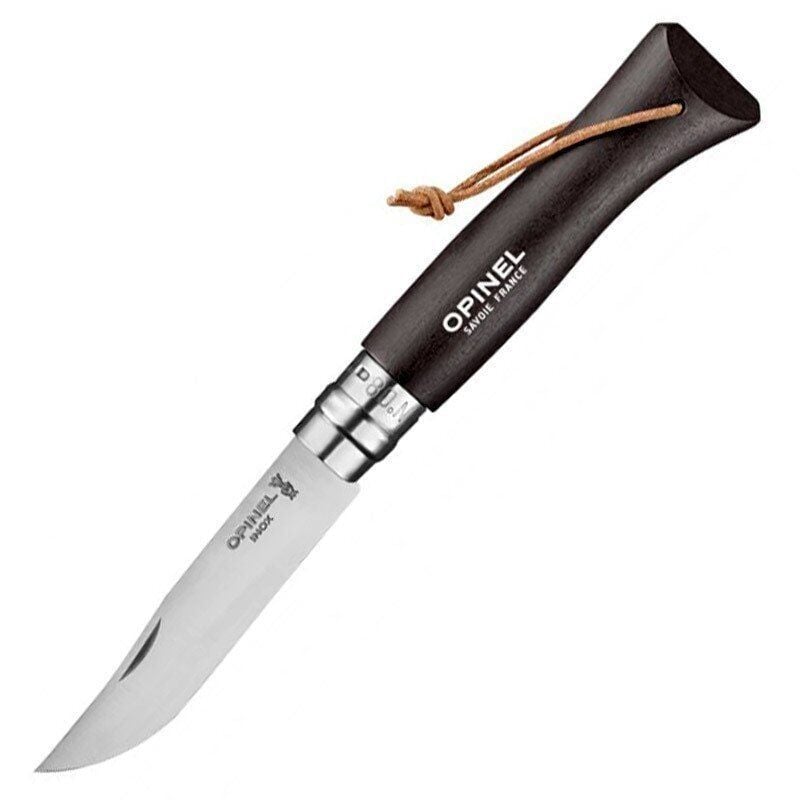 OPINEL INOX 8 NO RENKLI CAKI KIRMIZI