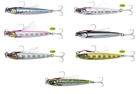 Savage gear 3D Jig Minnow 15 gr 6,8 cm Sahte Balık Bone White Glow