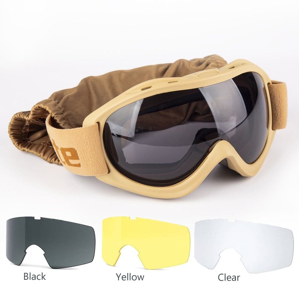 Evolite Balistik Protector Goggles - Coyote MIL-PRF