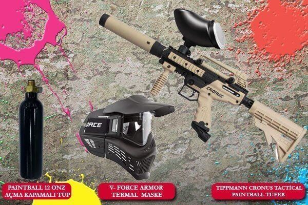 TIPPMANN CRONUS TACTICAL PAINTBALL SILAHI SETI Tan