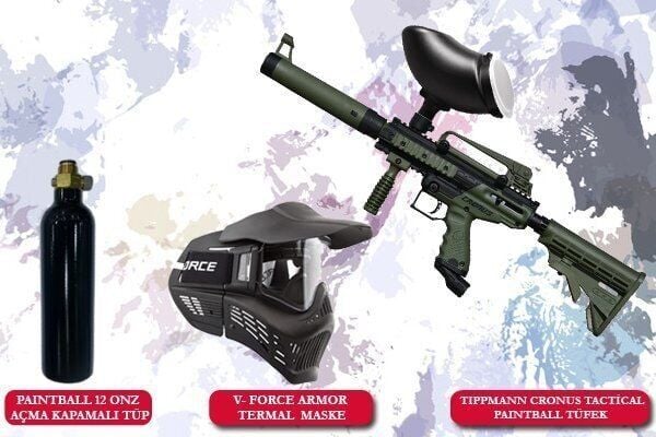 TIPPMANN CRONUS TACTICAL PAINTBALL SILAHI SETI Yeşil