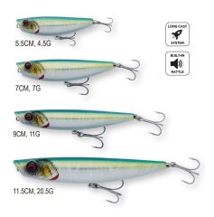 Savage Gear Pop Walker 2.0 5.5 cm 4.5 gr F Snow Sardine