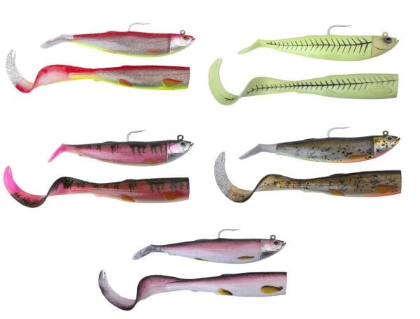 Savage gear Cutbait Herring Kit 20cm 270g Sahte Balık Mama Rosa (Glow+UV)