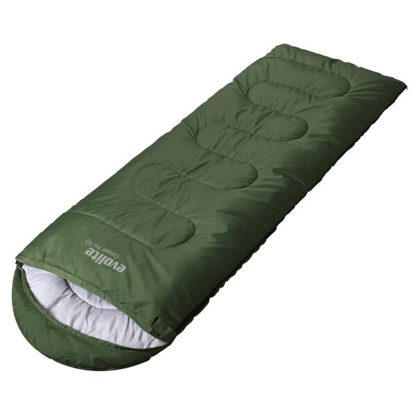 Evolite Camper Pro SQ Uyku Tulumu 0° Sağ