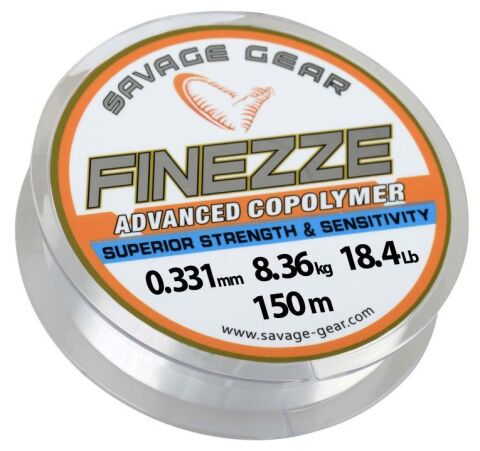 Savage gear Finezze Mono 150 mt Clear Misina 0,309 mm